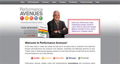 Desktop Screenshot of performanceavenues.com